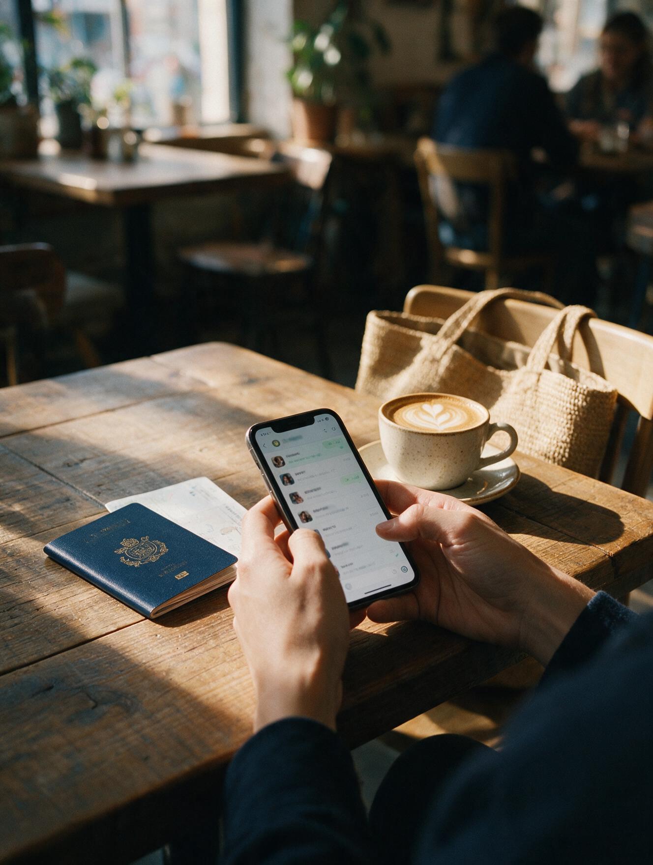 Consulta de visa por WhatsApp